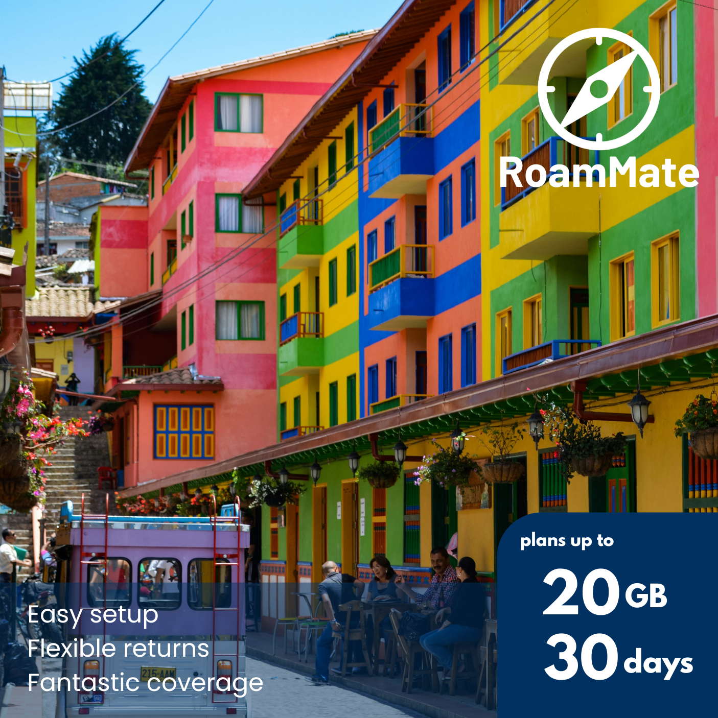 Colombia eSIM data plan